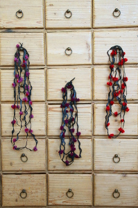 colliers et laine